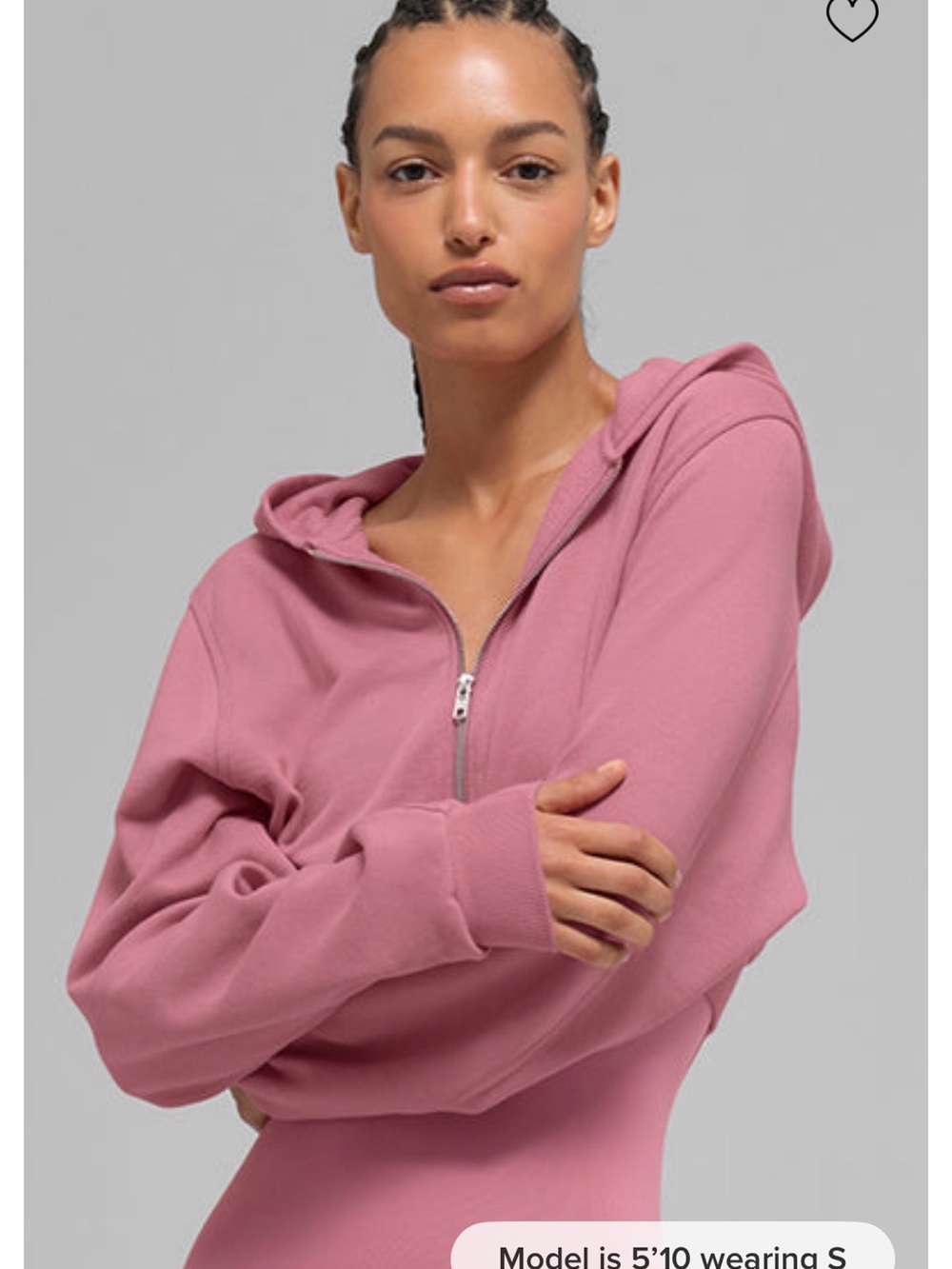 Alo Sweet Escape Zip up Hoodie,Brand New without Tags